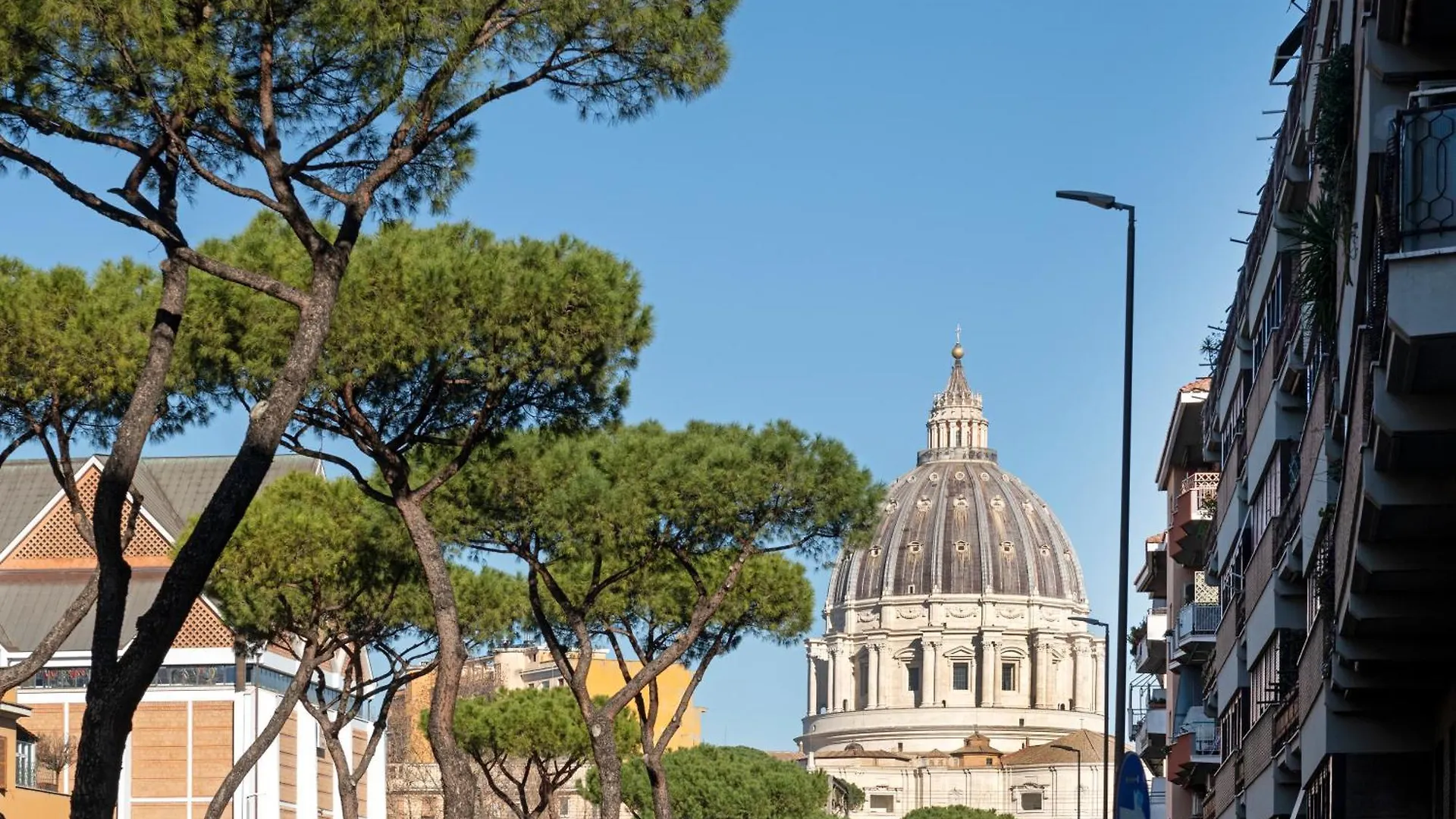 Vista Cupola San Pietro - Stazione Roma S Pietro Apartment Italy